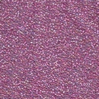 Image Miyuki Seed size 15 magenta ab color lined iridescent