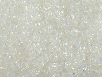 Image Seed Beads Miyuki Seed size 15 white opal opalescent