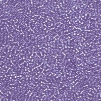 Image Seed Beads Miyuki Seed size 15 purple silver lined semi-matte