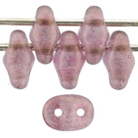 Image Seed Beads Czech SuperDuo 2 x 5mm cherub rose halo