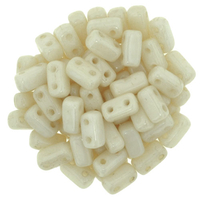 Image Seed Beads CzechMate Brick 3 x 6mm champagne opaque luster