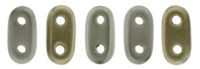Image Seed Beads CzechMate Bar 2 x 6mm leather matte metallic