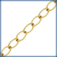 Image goldfill cable style Chain 4mm wide