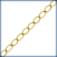 Image goldfill round link cable style Chain 2.75mm wide