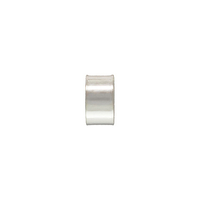Image sterling silver 2 x 1mm tube crimp bead silver