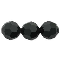 Image Swarovski Crystal Beads 8mm round (5000) jet (black) opaque