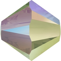 Image Swarovski Crystal Beads 3mm bicone 5328 crystal paradise shine transparent with 