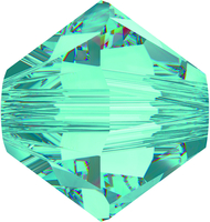 Image Swarovski Crystal Beads 3mm bicone 5328 light turquoise transparent