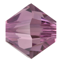 Image Swarovski Crystal Beads 4mm bicone 5328 iris transparent