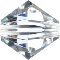 Image Swarovski Crystal Beads 4mm bicone 5328 crystal transparent