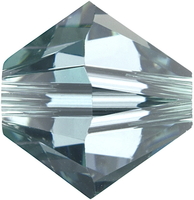 Image Swarovski Crystal Beads 4mm bicone 5328 indian sapphire (blue) transparent