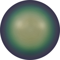 Image Swarovski Pearl Beads 2mm round pearl (5810) scarabaeus green pearlescent