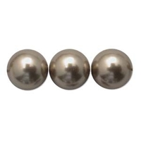Image Swarovski Pearl Beads 3mm round pearl (5810) bronze pearlescent