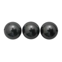 Image Swarovski Pearl Beads 6mm round pearl (5810) black pearlescent