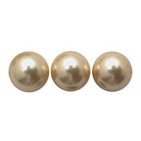 Image Swarovski Pearl Beads 8mm round pearl (5810) gold pearlescent