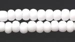 Image Seed Beads Czech pony size 6 chalk white opaque matte