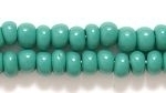 Image Seed Beads Czech pony size 6 blue green opaque