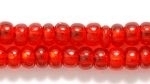 Image Seed Beads Czech pony size 6 ruby red silver lined