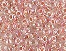 Image Seed Beads Miyuki Seed size 8 peach lined crystal ab color lined iridescent