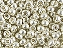 Image Seed Beads Miyuki Seed size 8 galvanized silver metallic