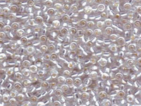 Image Miyuki Seed size 8 crystal silver lined
