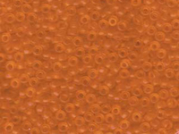 Image Seed Beads Miyuki Seed size 8 orange transparent matte