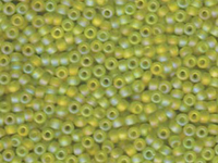 Image Miyuki Seed size 8 chartreuse transparent iridescent matte