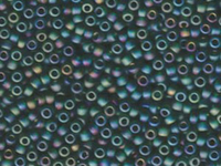 Image Miyuki Seed size 8 emerald ab transparent iridescent matte