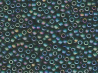 Image Miyuki Seed size 8 emerald ab transparent iridescent matte