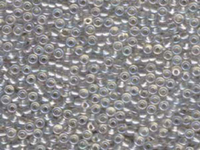 Image Seed Beads Miyuki Seed size 8 taupe lined crystal ab lined iridescent