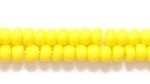 Image Seed Beads Czech Seed size 8 light yellow opaque