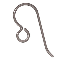 Image niobium shepherd hook earwire grey