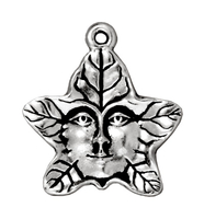 Image Metal Charms tree spirit antique silver 20mm