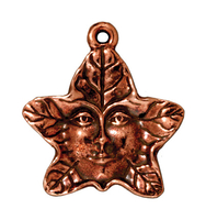 Image Metal Charms tree spirit antique copper 20mm