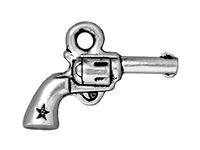 Image Metal Charms six shooter antique silver 20mm
