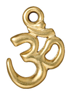 Image Metal Charms Om gold 13 x 19mm