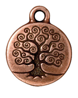 Image Metal Charms tree of life antique copper 15mm
