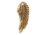 Image Metal Charms wing antique gold 28 x 11mm