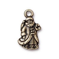 Image Metal Charms St. Nick antique brass 12 x 22mm