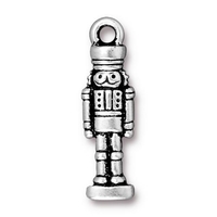 Image Metal Charms Nutcracker antique silver 8 x 27mm