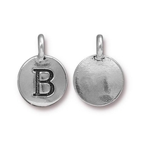 Image Metal Charms B antique silver 11.6 x 16.6mm