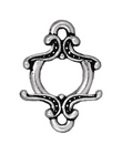Image lead free pewter 11mm keepsake toggle clasp antique silver