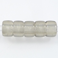 Image Czech Pressed Glass 9mm crow grey transparent