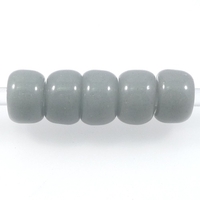 Image Czech Pressed Glass 9mm crow grey opaque