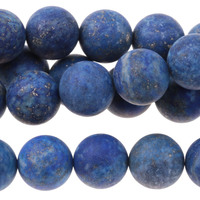 Image Lapis 10mm round dark blue