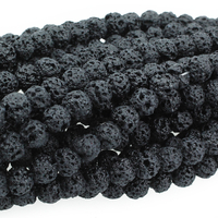 Image Lava 6mm round black