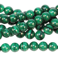 Image Malachite 6mm round green