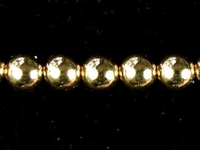 Image Metal Beads 5mm round goldfill