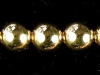 Image Metal Beads 7mm round goldfill