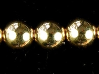 Image Metal Beads 8mm round goldfill
